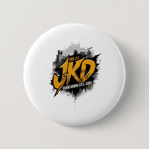Jeet Kune Do Guantanamo City Kuba Button
