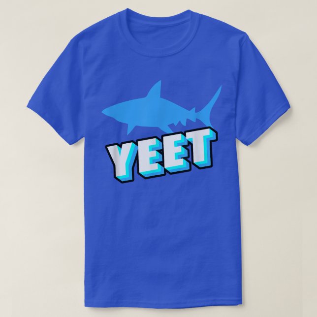 Jeet Shark Gift Shark Novelty Items Shark Present T-Shirt (Design vorne)