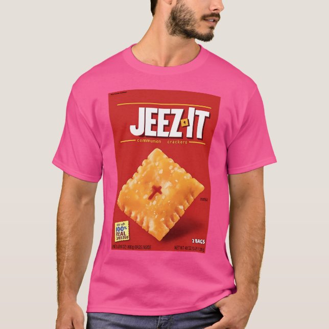 Jeez-it-Kommunion T-Shirt (Vorderseite)