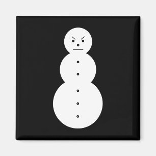 Jeezy Schneemann - Hiphop Wütender Schneemann Jeez Magnet