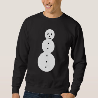 Jeezy Snowman    Angry Snowman Jeezy Snowman Sweatshirt