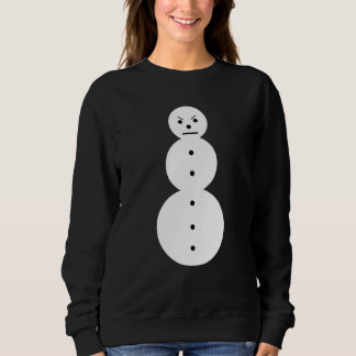 Jeezy Snowman    Angry Snowman Jeezy Snowman Sweatshirt