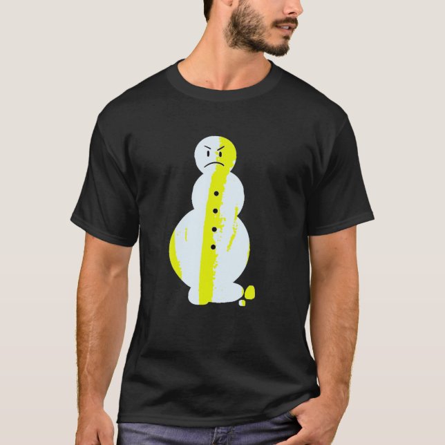 Jeezy Snowman Funny Angry Snowman Jeezy Snowman T T-Shirt (Vorderseite)