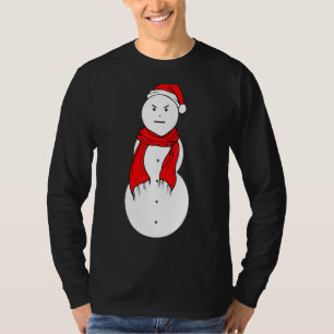 Jeezy Snowman Mad Snowman Weihnachten T-Shirt