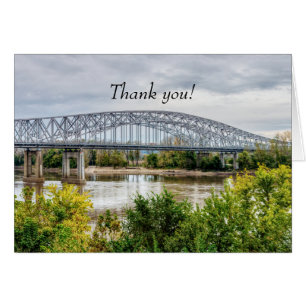 Jeff City Bridge Danke Karte
