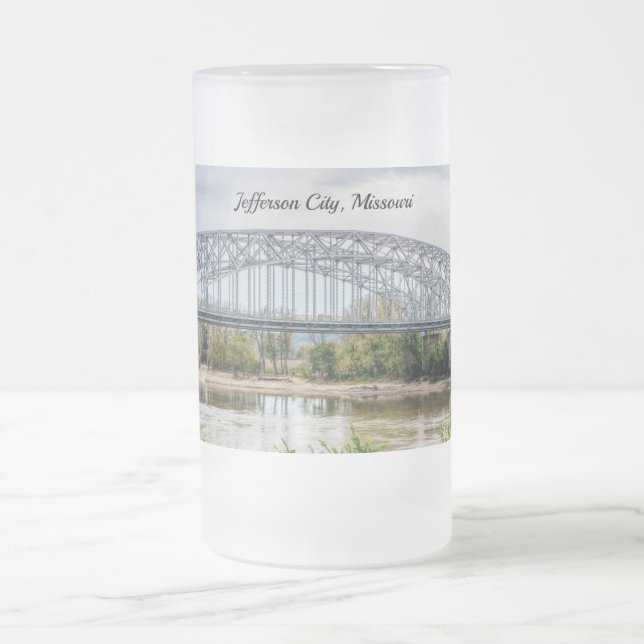 Jeff City Bridge Mattierte Tasse (Mittel)