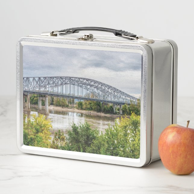 Jeff City Bridge Metall Brotdose (Beispiel)