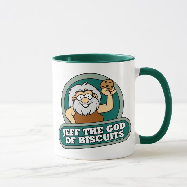 Jeff der Gott der Keks-Tasse Tasse (Rechts)