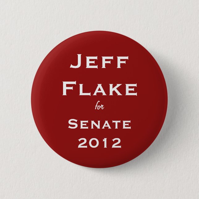 Jeff-Flocke für Senats-Knopf Button (Vorderseite)