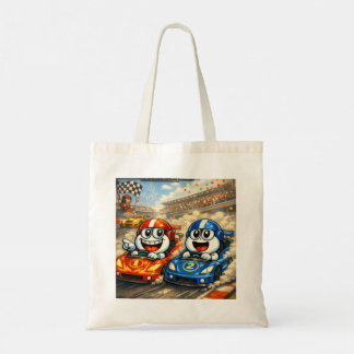 Jeff & Jack Fun Tote Bag Farbige Cartoon Gestaltun Tragetasche