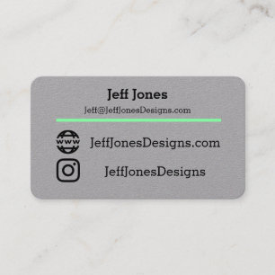 Jeff kardiert neues visitenkarte