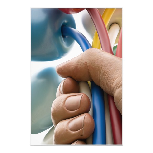 Jeff Koons Skulptur "Bouquet of Tulips" in Paris Fotodruck (Vorne)