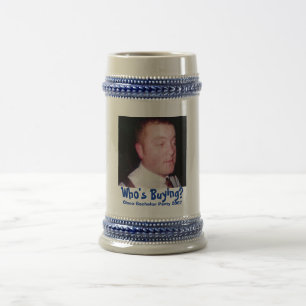 Jeff Olson, der Stein Wedding ist Bierglas