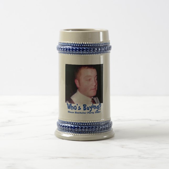 Jeff Olson, der Stein Wedding ist Bierglas (Mittel)