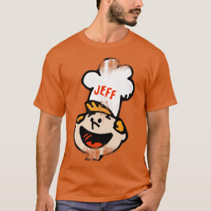 Jeff Retro Burger Koch Mascot T-Shirt