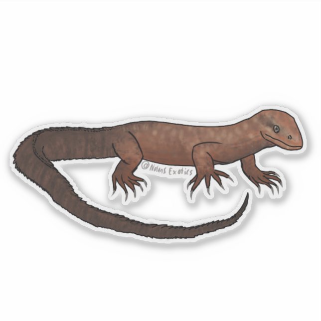 Jeff the Ackie vinyl sticker  (Vorderseite)