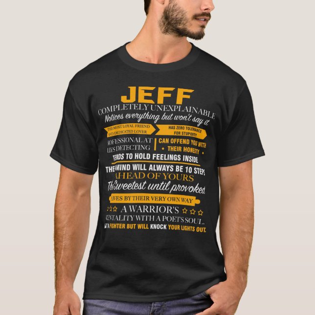 JEFF völlig unerklärlich T-Shirt (Vorderseite)