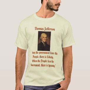 Jefferson auf Tyrannei-T - Shirt