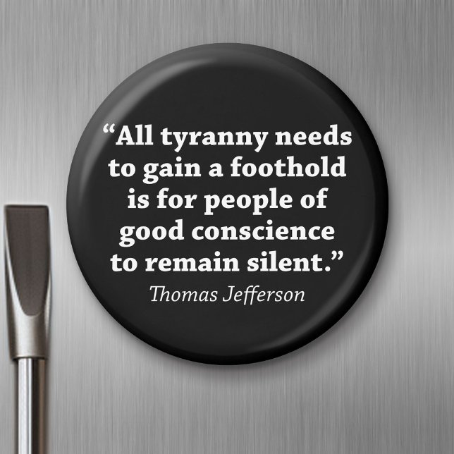 Jefferson: Bleiben Sie nicht still Magnet (Magnet)