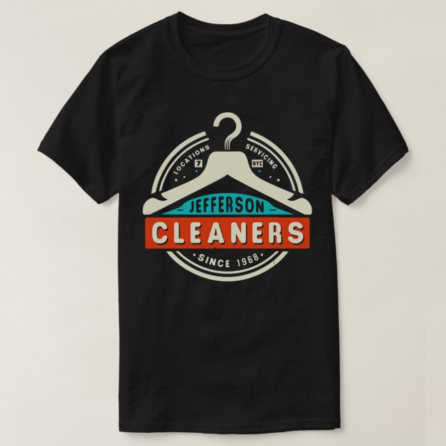 Jefferson Cleaners Servicing NYC seit 1968 T-Shirt (Design vorne)