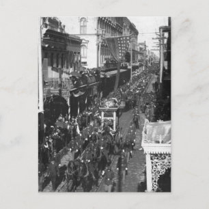 Jefferson Davis Beerdigung in New Orleans: 1908 Postkarte