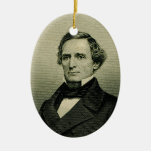 Jefferson Davis Keramik Ornament
