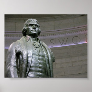 Jefferson-Denkmal ststue Poster