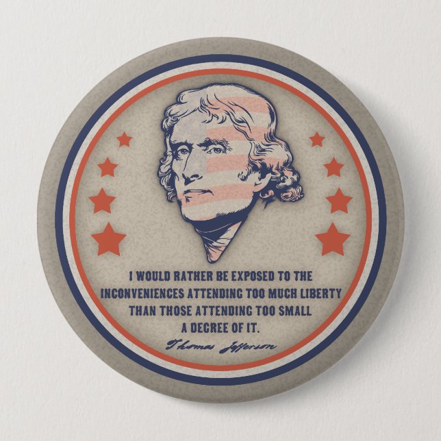 Jefferson-Freiheit II Button (Vorderseite)