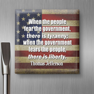 Jefferson: Freiheit vs. Tyrannei Magnet