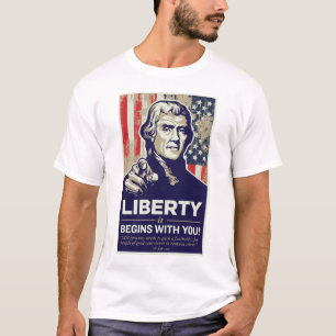 Jefferson-Freiheits-Shirt T-Shirt