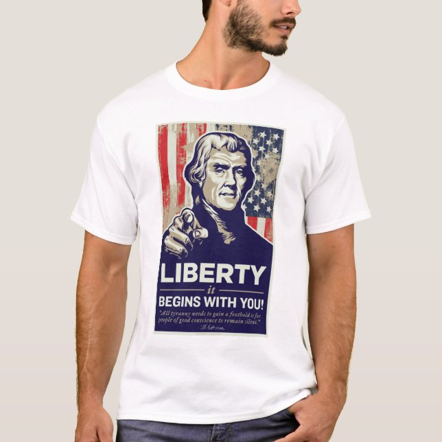 Jefferson-Freiheits-Shirt T-Shirt (Vorderseite)
