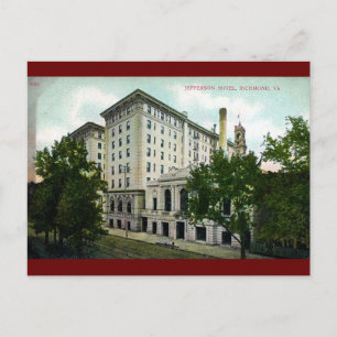 Jefferson Hotel, Richmond, Virginia Vintag Postkarte