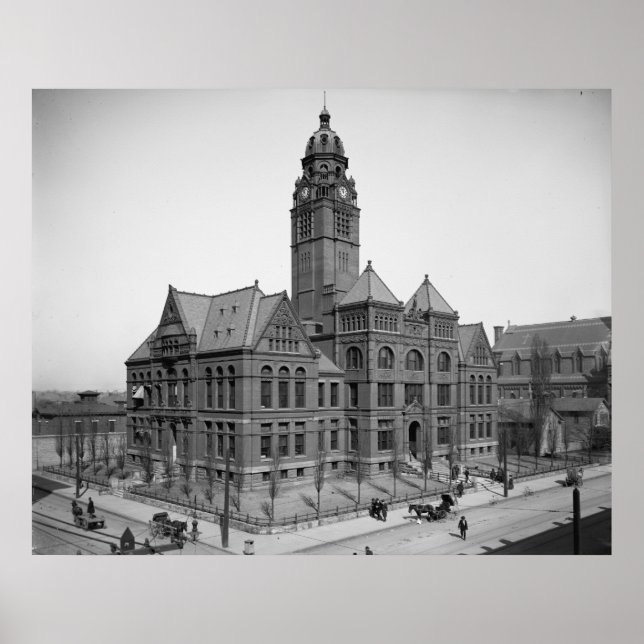 Jefferson Landkreis Courthouse Poster (Vorne)