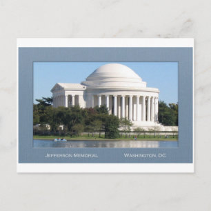 Jefferson Memorial Post Card Postkarte