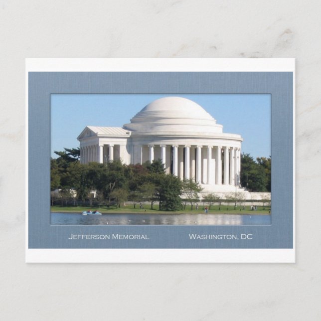 Jefferson Memorial Post Card Postkarte (Vorderseite)