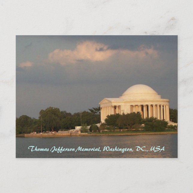 Jefferson Memorial Postkarte (Vorderseite)