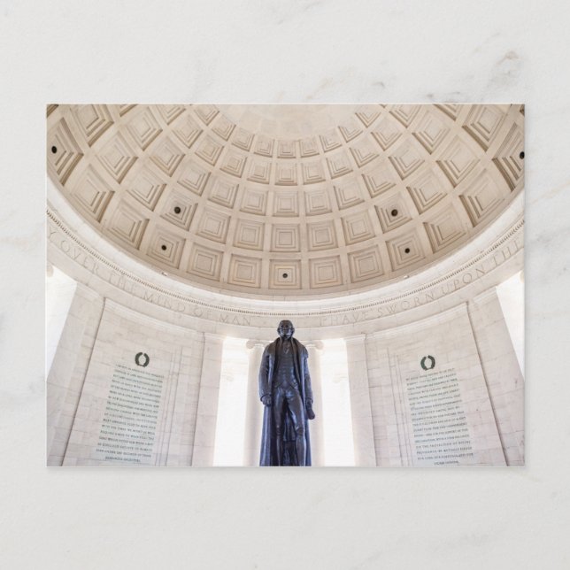 Jefferson Memorial Postkarte (Vorderseite)