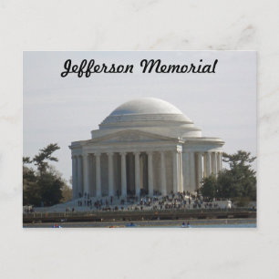 Jefferson Memorial Washington DC 001 Postkarte