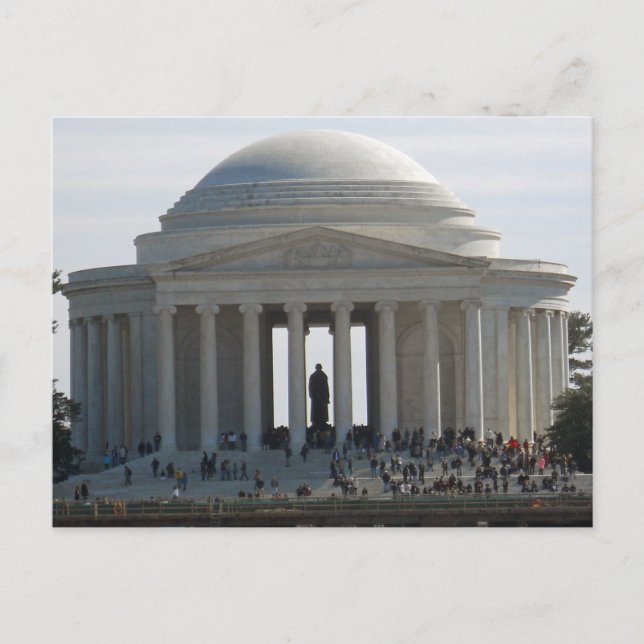 Jefferson Memorial Washington DC 2002 Postkarte (Vorderseite)