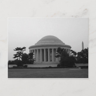 Jefferson Memorial Washington Monument Postkarte