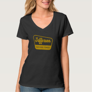 Jefferson National Forest Vintag Inspiriert Sign G T-Shirt