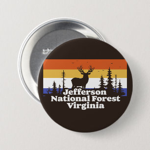 Jefferson National Forest Virginia Button