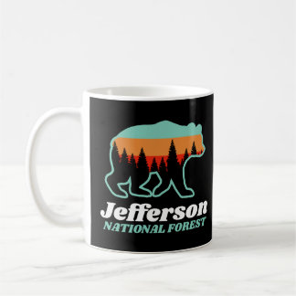 Jefferson National Forest Virginia VA Bear Retro Kaffeetasse