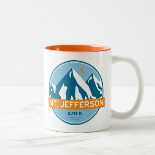 Jefferson New Hampshire Stars Moon Zweifarbige Tasse