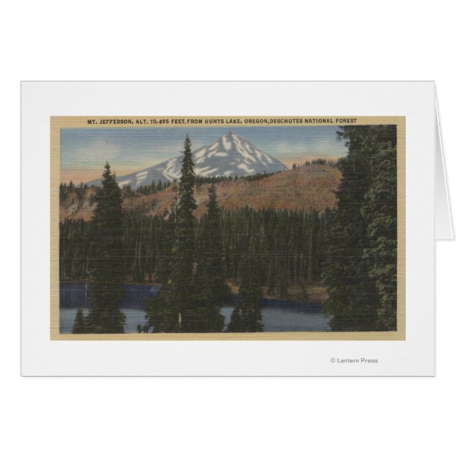 Jefferson, Oregon - Aussicht vom Hunts Lake (Vorderseite (Horizontal))
