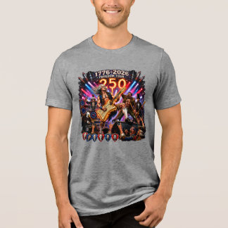 Jefferson & The Founding Fathers Rock Band 250. Tri-Blend Shirt