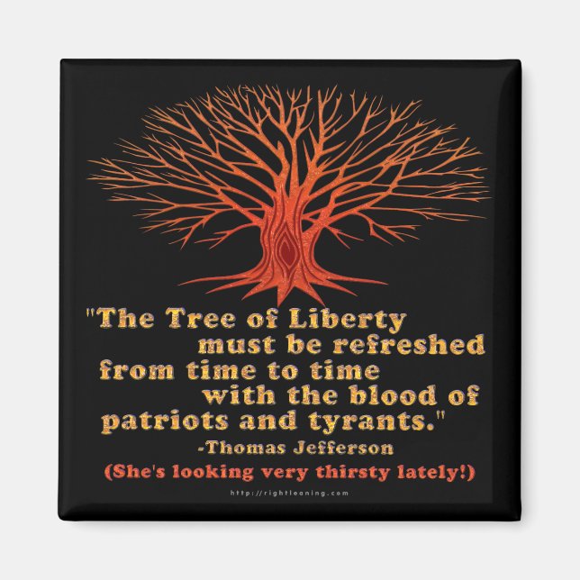 Jefferson Tree of Liberty Magnet (Vorne)