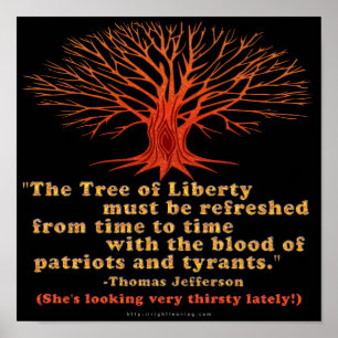 Jefferson Tree of Liberty Poster