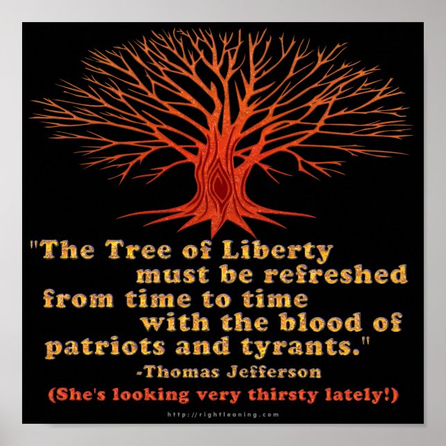 Jefferson Tree of Liberty Poster (Vorne)