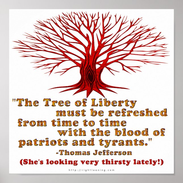 Jefferson Tree of Liberty Poster (Vorne)